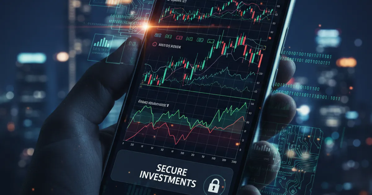 Phone showing investment portfolio representing the Betterment data breach